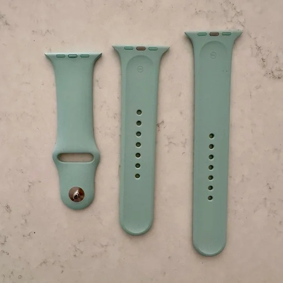 Mint Green Apple Watch Sports Band, 40mm - Picture 2 of 2